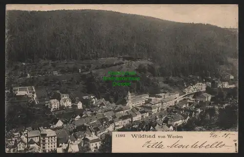 149719 AK Wildbad von Westen 1905