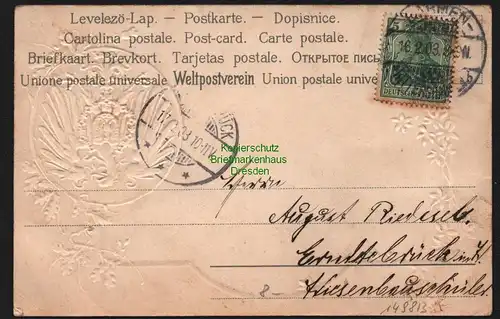 149813 AK Barmen Rittershausdenkmal 1903