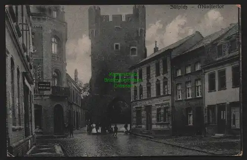 149324 AK Zülpich 1918 Münstertor Feldpost