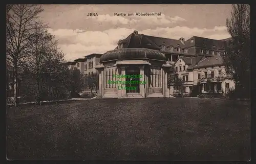 149392 AK Jena Partie am Abbedenkmal 1915 Feldpost