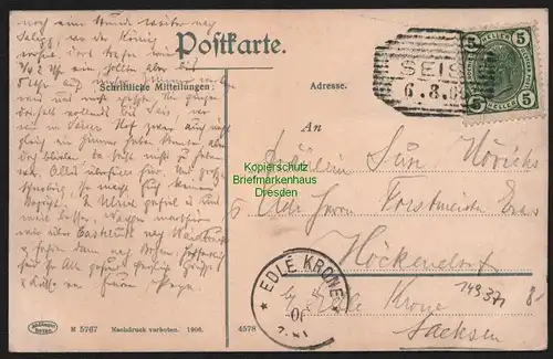 149371 AK Schlern Tirol Italien Hotel Saaleg Seiss 1906