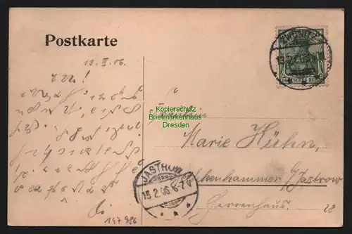 147986 AK Zwönitz  Amtsgericht 1905 Zur Erinnerung an den Tag der Genehmigung