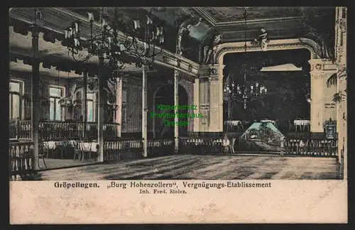 147759 AK Gröpelingen Bremen 1905 Burg Hohenzollern Vergnügungs Etablissement