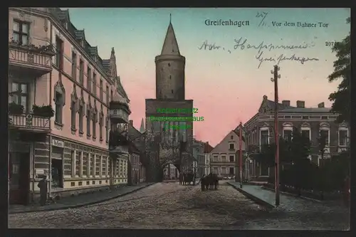 147706 AK Greifenhagen Gryfino 1906 Vor dem Berliner Tor