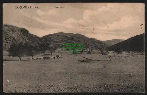 147945 AK DSW Deutsch Südwestafrika Norechab Verlag Hubrich Lüderitzbucht 1908