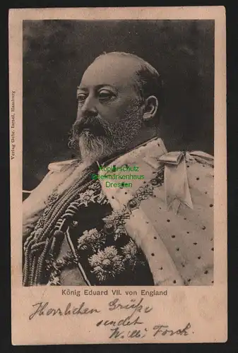 147967 AK König Eduard VII. von England 1904