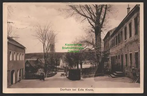 147392 AK Dorfhain bei Edle Krone Gasthof von Großdorfhain 1953