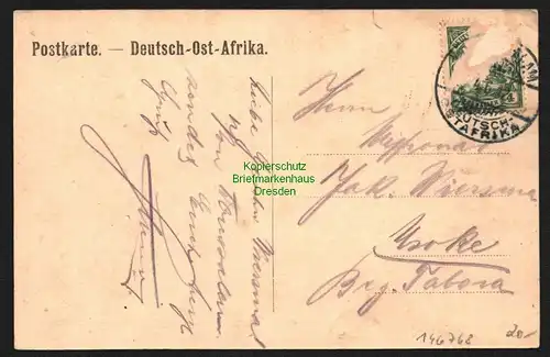 146768 AK DOA Deutsch Ostafrika Dar-es-Salaam Hafenpartie 1912