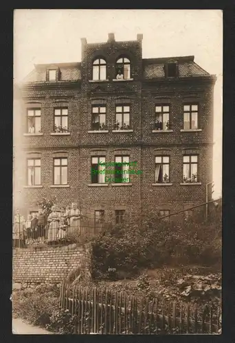 146916 AK Fotokarte markanntes Haus Bahnpost Zwickau - Oelsnitz 1912