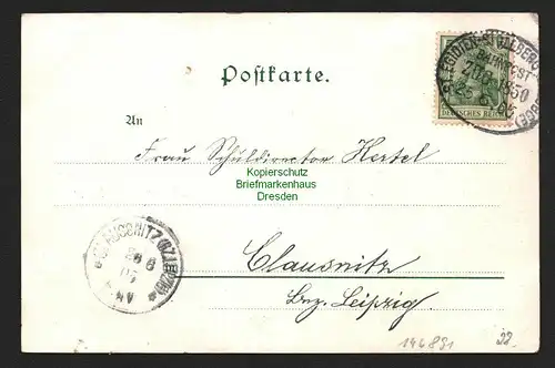 146891 AK Oelsnitz im Erzgebirge 1905 Hotel Restaurant Ratskeller Warenhaus