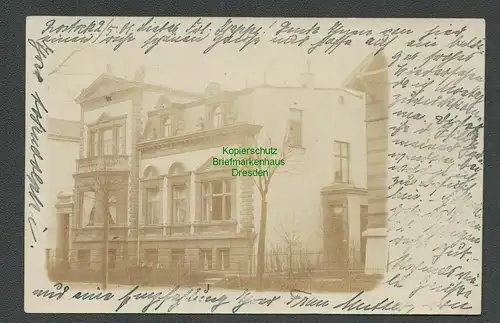 137237 AK Fotokarte Rostock 1901 markannte Villa