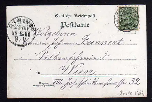 97582 AK Ratibor Schlesien 1900 Post Bahnhof Oderbrücke Ostrog Johanni Kirche