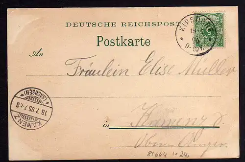 81664 AK Kipsdorf Bärenburg Bärenfels Vorläufer 1895