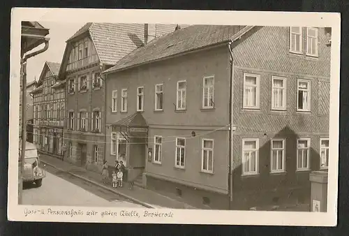 20259 AK Brotterode Gasthaus Pension zur guten Quelle 1954