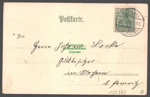 155523 AK Guben Litho 1909