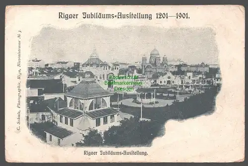155519 AK Riga Lettland Rigaer Jubiläums Ausstellung 1201 - 1901
