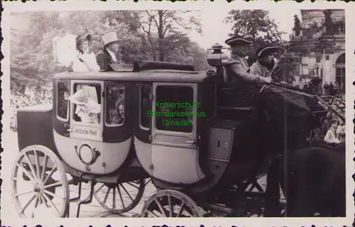 155550 7x Foto Dresden um 1955 Umzug Postplatz Schauspielhaus Pfunds Molkerei