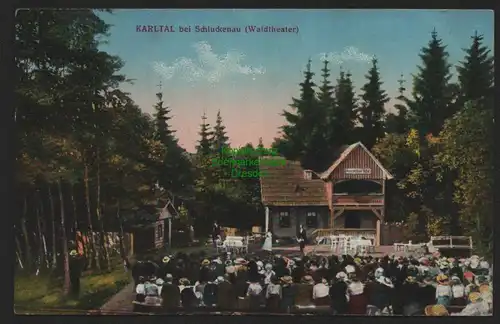 151320 AK Karltal bei Schluckenau Waldtheater Sohland 1925