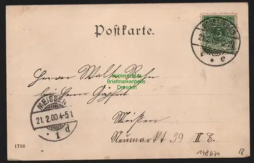 148674 AK Grossenhain 1900 Johannes Allee