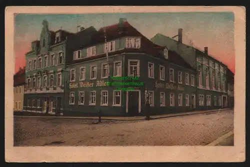 148798 AK Wilsdruff Hotel Weißer Adler um 1920