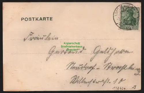 148651 AK Dossenheim 1904 Felsenwohnunghen Wirtschaft Hari Oberhof