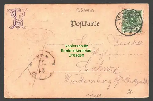 146037 AK Sprottau 1899 Post Militär Soldaten am Sprottauer Tor Szprotawa