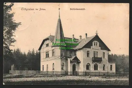 143222 AK Eichgraben bei Zittau 1905 Bethlehemstift