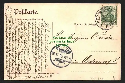 143222 AK Eichgraben bei Zittau 1905 Bethlehemstift