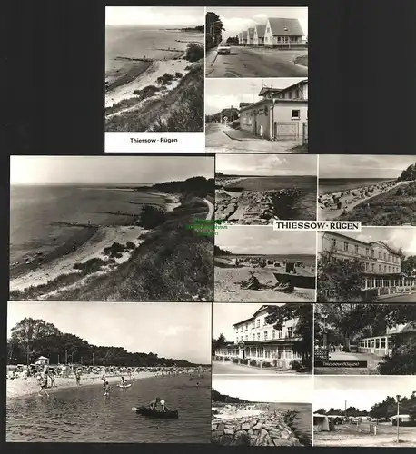 143250 5 AK Thiessow Rügen 1979 1980 Verlag Bild und Heimat Reichenbach (Vogtl)