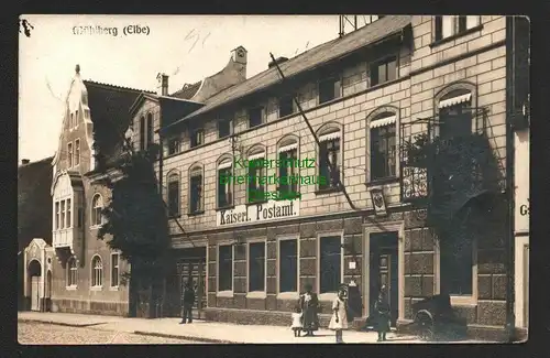 143296 AK Mühlberg/Elbe super Fotokarte Kaiserliches Postamt 1913