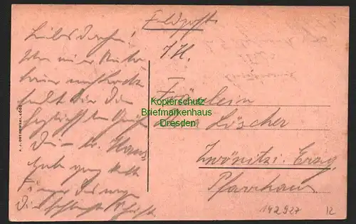 142927 AK Lodz Lotsch Straße um 1915 Feldpost , vermutlich im Umschlag befördert