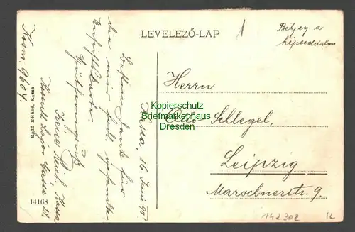 142302 AK Kassa Szökökut a parkkal 1911 Kosice Kaschau