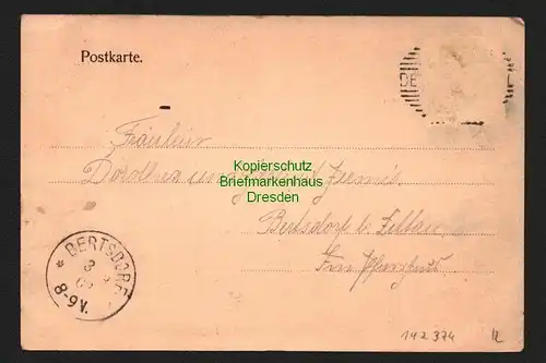 142374 AK Forsthaus No.VI Deutsch Gabel N. Böhmen 1902