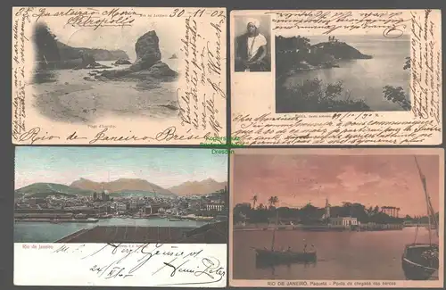 141957 4 AK Rio de Janeiro Bahia Santo Antonio 1902 Brasilien