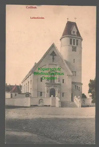 141851 AK Cottbus 1939 Neue Kath. Kirche Fotokarte