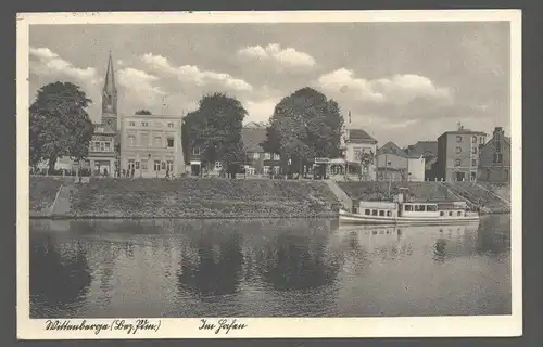 141768 AK Wittenberge Bz. Potsdam 1940 Im Hafen