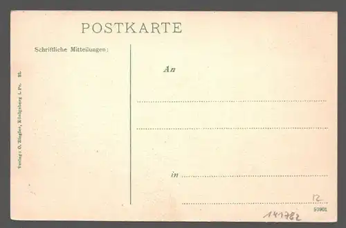 141782 AK Warnicken Brandende See Samland um 1920