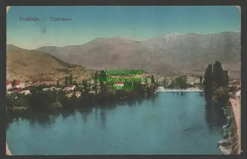 141243 AK Trebinje ??????? Feldpost Zensur Festung Trebinje Überprüft 1915