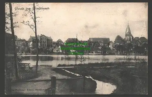 140840 AK Gadebusch 1906 Panorama mit See