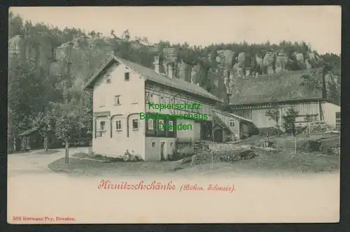 139432 AK Kirnitzschschänke Böhm. Schweiz um 1900