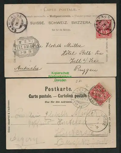 139181 2 AK Vevey Waadt Eglise Saint Martin 1899 Place du Marche