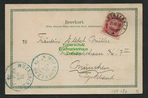 139190 AK Hardanger 1903 Christiania Oslo Norwegen Bondhusbroeen m Bondhusvandet