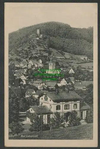 139261 AK Bad Liebenzell bei Calw Panorama Kirche Ortsteil 1924