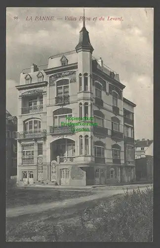 138348 AK La De Panne Belgien Villas Pitou et du Levant um 1910