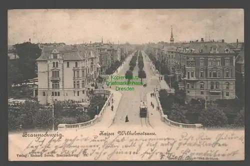 138494 AK Braunschweig Kaiser Wilhelmstrasse 1904