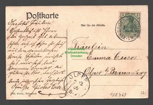 138469 AK Groß Dahlum 1905 Gasthof zum weissen Ross Domäne