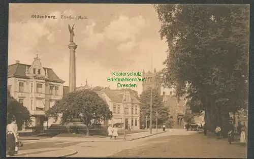 138505 AK Oldenburg Oldb Friedensplatz 1910