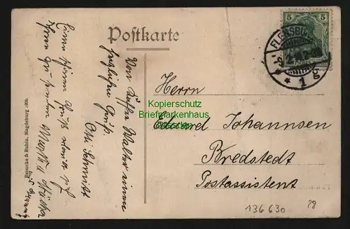 136630 AK Flensburg Neustadt 1914