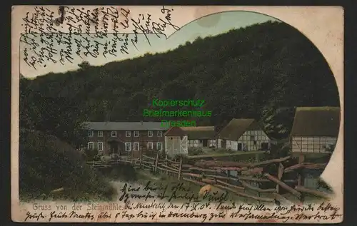 136695 AK Steinmühle bei Neustrelitz 1904