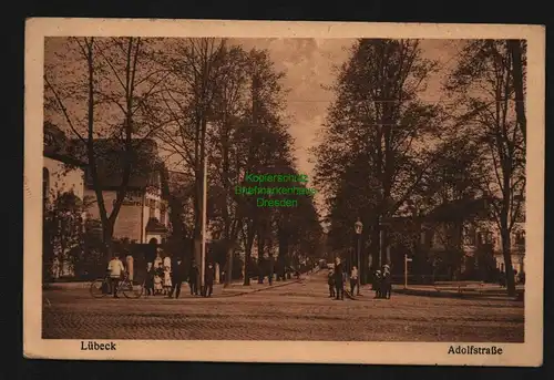 136436 AK Lübeck 1937 Adolfstraße Cafe Falke & Conditorei